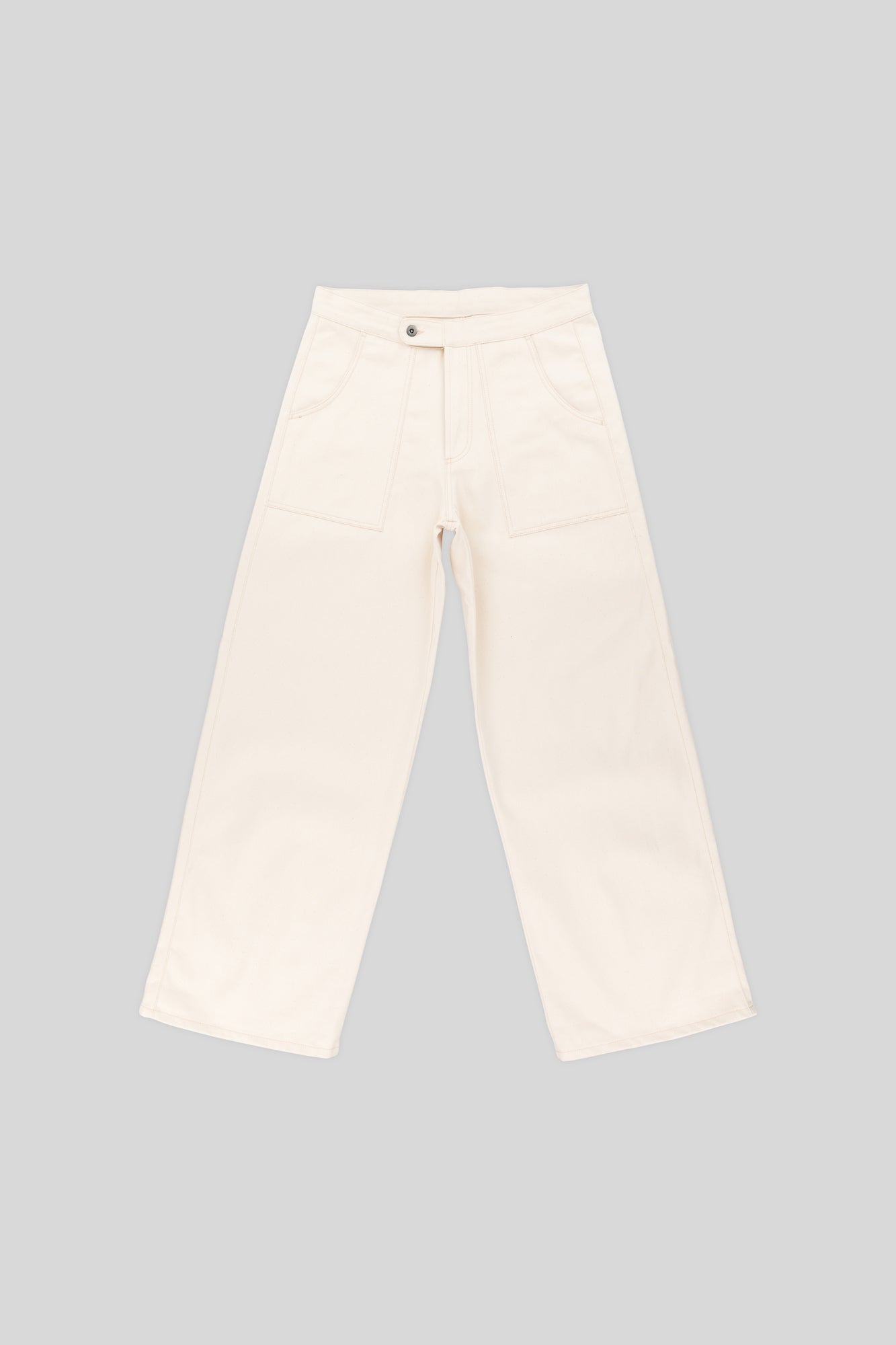 UNISEX PAINTER PANTS - ECRU