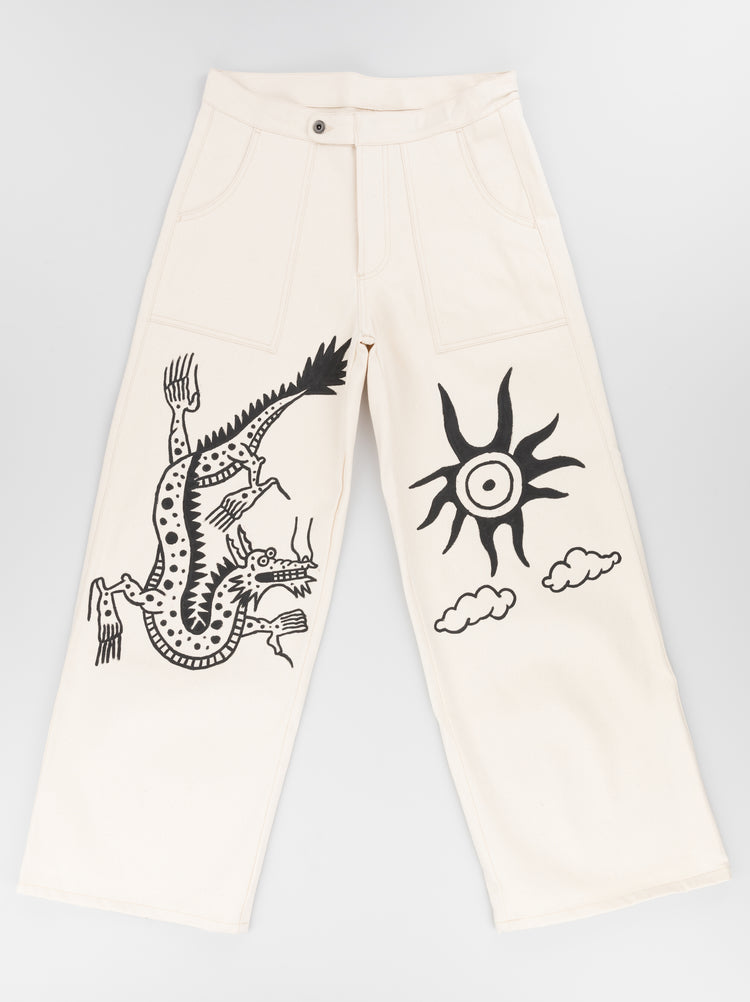 ULLAC x TATTOOS FOR YOUR ENEMIES COLLAB PAINTER SUIT. BOSS DRAGON.