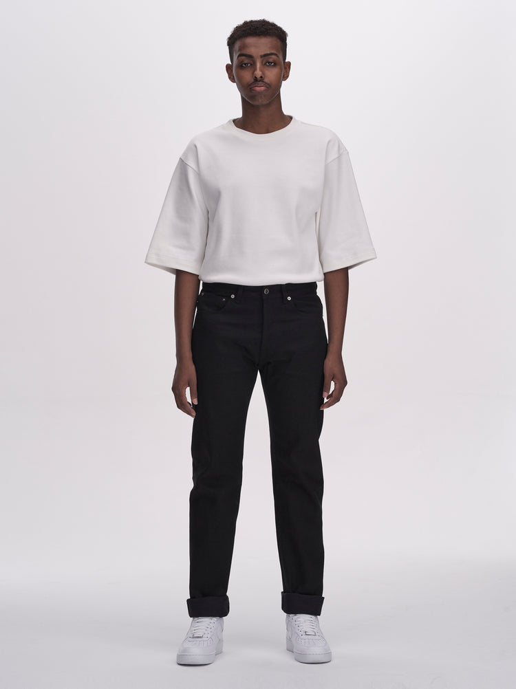 STRAIGHT JEANS - BLACK
