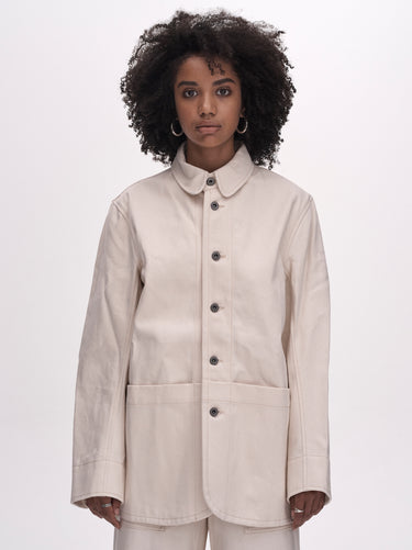 UNISEX PAINTER JACKET - ECRU