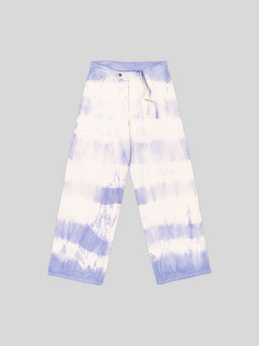 Tie- Dye Lavender Stripe Painter Pants