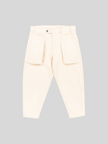 ULLAC x Gloverall Ecru Pants