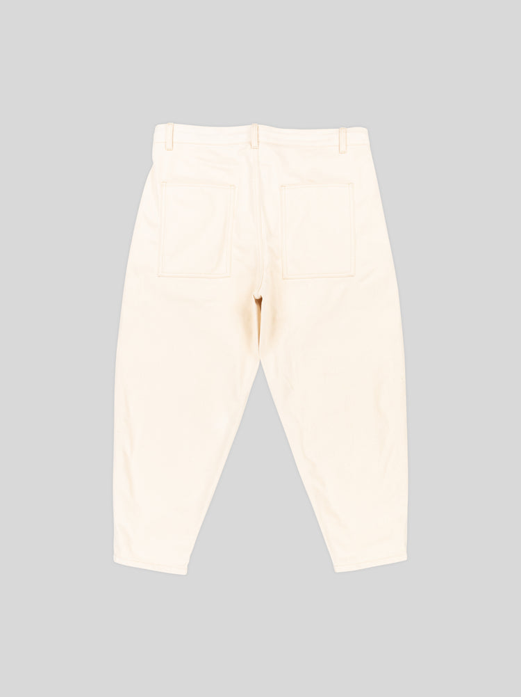 ULLAC x Gloverall Ecru Pants
