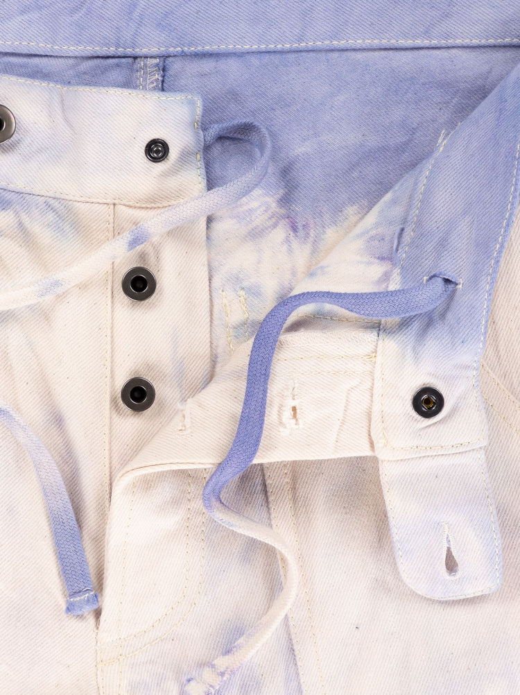 Tie- Dye Lavender Stripe Painter Pants