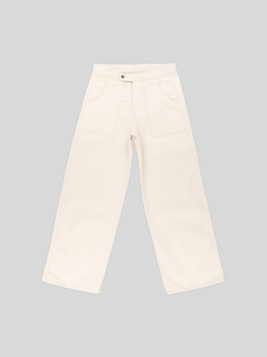 UNISEX PAINTER PANTS - ECRU