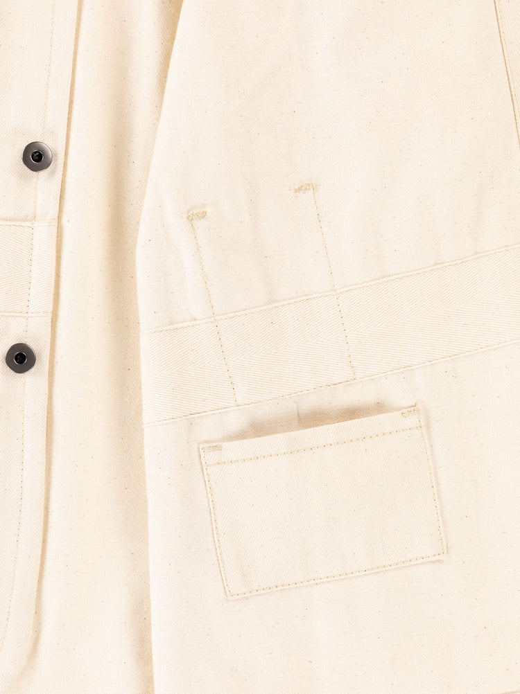 ULLAC x Gloverall PAINTER JACKET Ecru