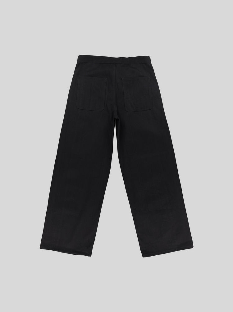 UNISEX PAINTER PANTS  - BLACK.