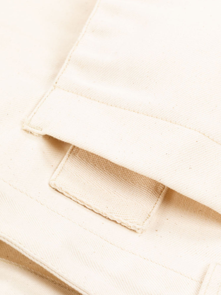 ULLAC x Gloverall Ecru Pants