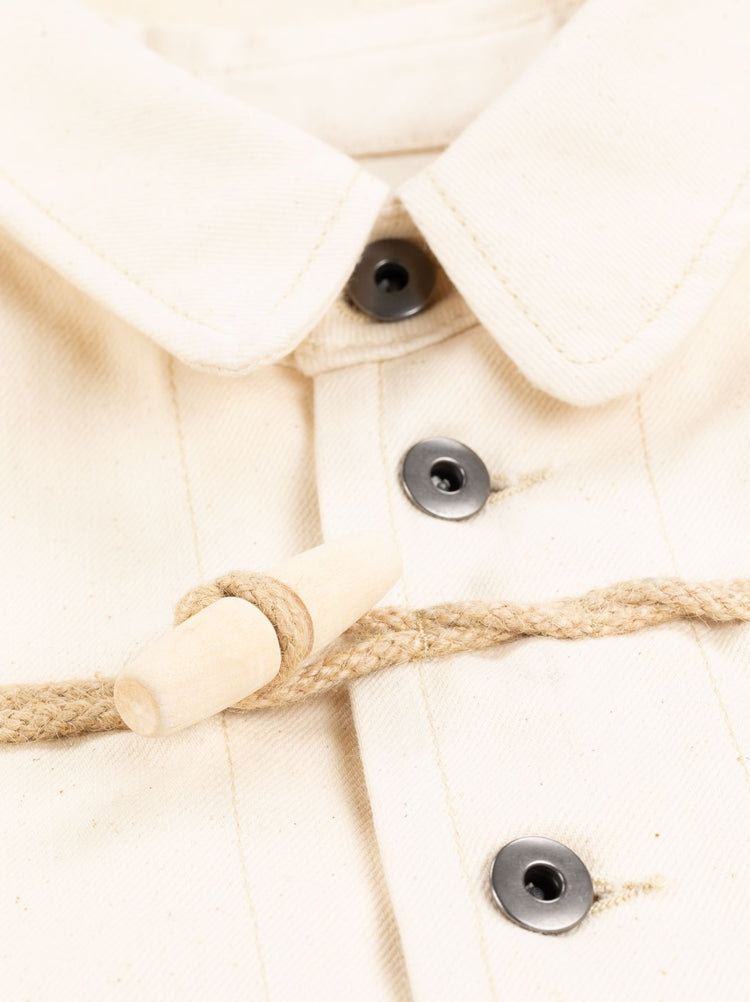 ULLAC x Gloverall PAINTER JACKET Ecru