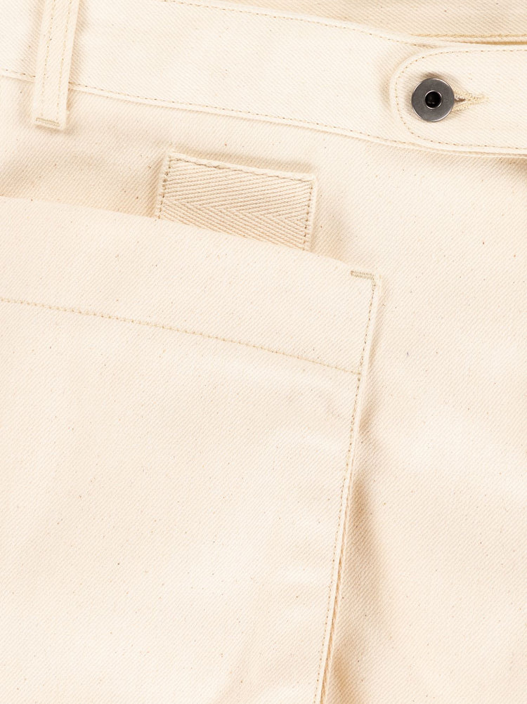 ULLAC x Gloverall Ecru Pants