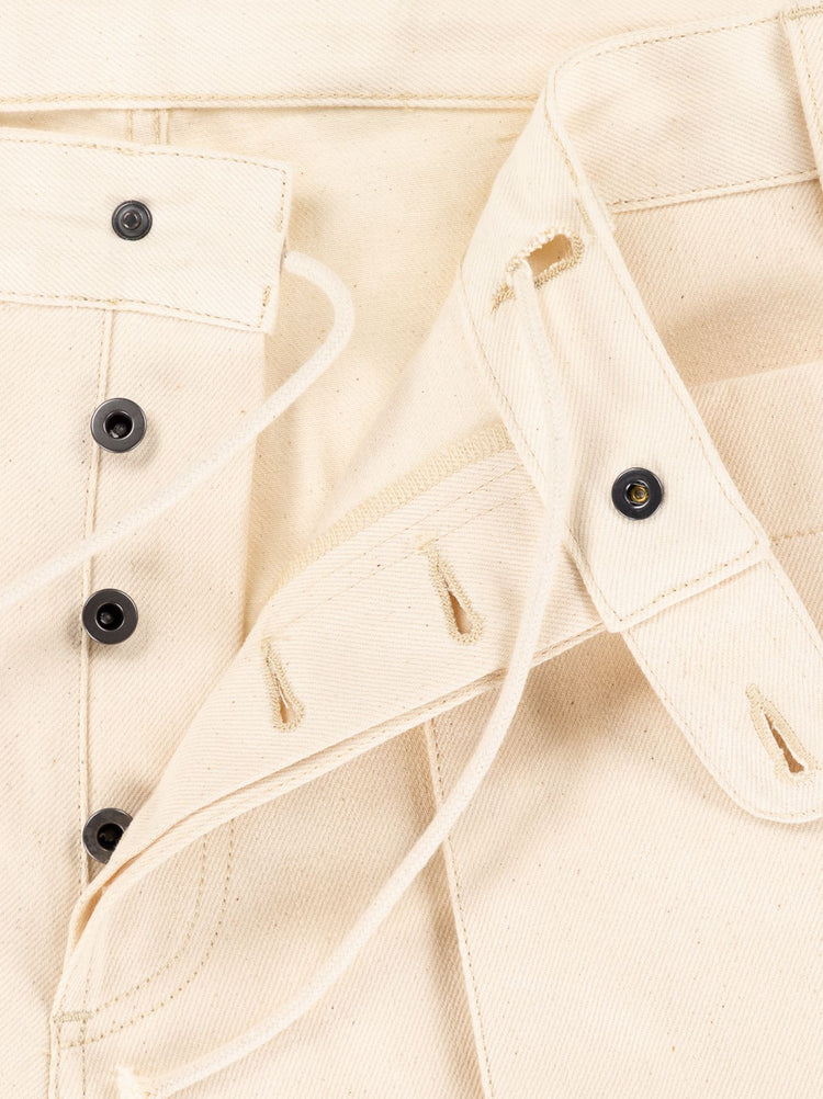 ULLAC x Gloverall Ecru Pants