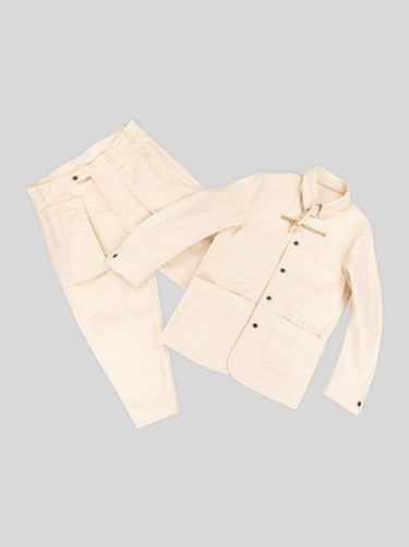 ULLAC x Gloverall Ecru Suit