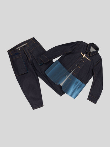 ULLAC x Gloverall Indigo Suit